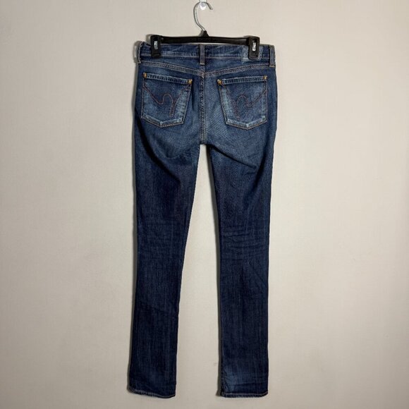 Citizens of Humanity Ava Low Rise Straight Leg Jeans Women's 26 Blue Distressed - Picture 4 of 16